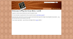 Desktop Screenshot of peglist.metaatem.net